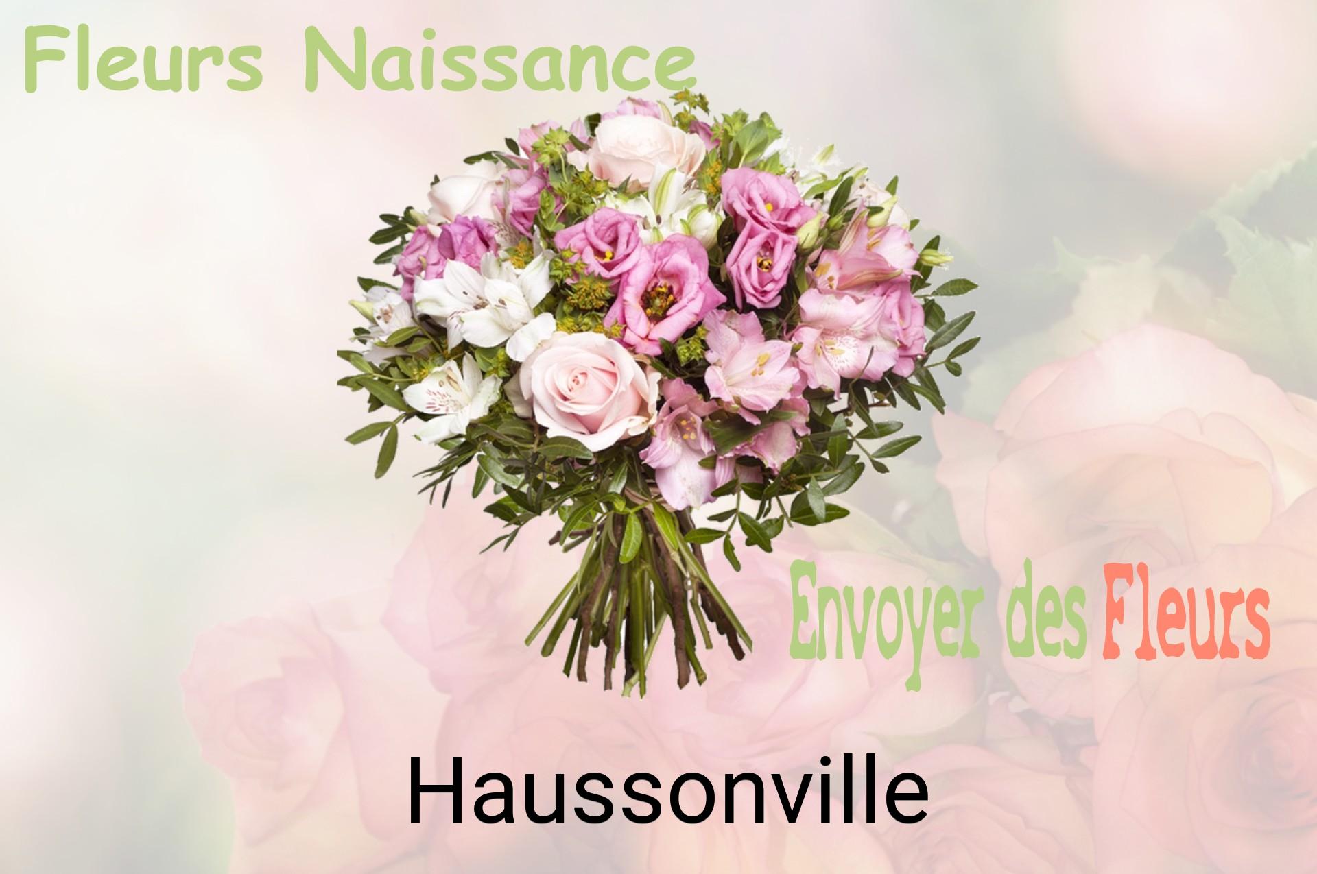 Bouquet de fleurs de naissance livré à Haussonville